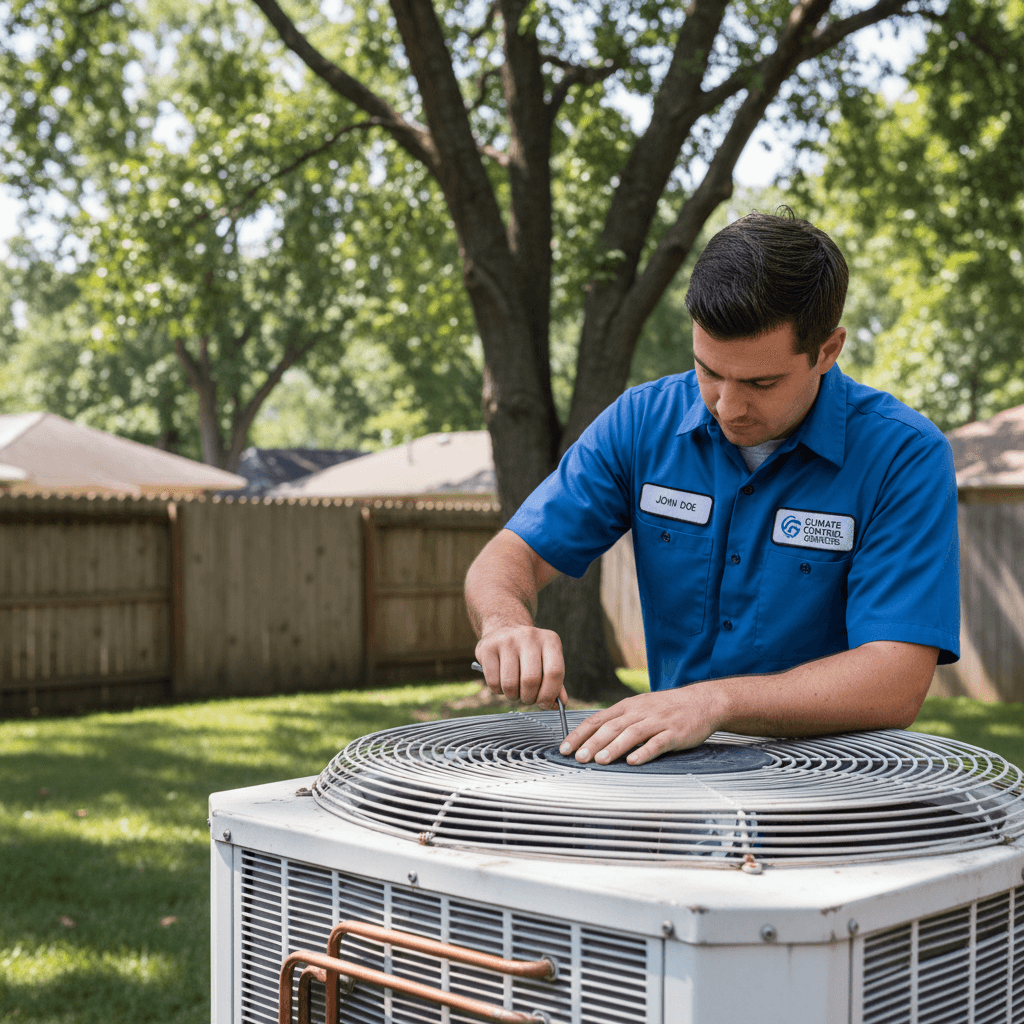 Maintenance d'un panneau solaire par un technicien